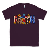 Plum Faith USA flag sunflower Classic Tee - Neo Western