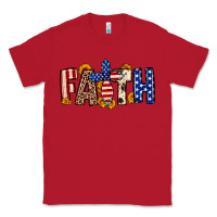 Red Faith USA flag sunflower Classic Tee - Neo Western