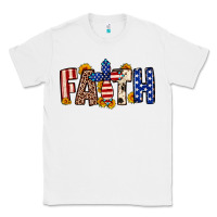 White Faith USA flag sunflower Classic Tee - Neo Western