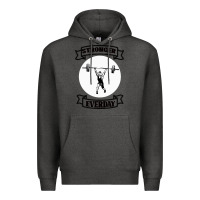Charcoal Heather stronger everday Premium Hoodie - Bettercallsaul