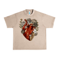 French Oak Flower anatomical heart Urban Heavy Tee - RanaPortraitStore