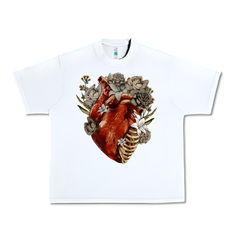 Flower Anatomical Heart Urban Heavy Tee by RanaPortraitStore | Teevron
