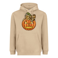 Mushroom Leopard Ribbon Halloween Pumkin Heavyweight Hoodie - JahusDesignShop