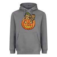 Storm Leopard Ribbon Halloween Pumkin Heavyweight Hoodie - JahusDesignShop