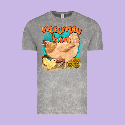 Mama Hen With Sunflowers Vintage Tee Designed By Texasbilliewilder