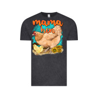 Vintage Black mama hen with sunflowers Vintage Tee - texasbilliewilder