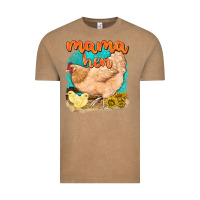 Vintage Coffee mama hen with sunflowers Vintage Tee - texasbilliewilder