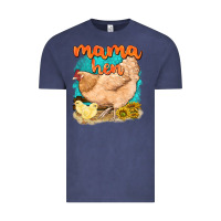 Vintage Denim mama hen with sunflowers Vintage Tee - texasbilliewilder