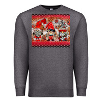 Charcoal Heather ladybug gnomies Premium Sweatshirt - BarkalooDesign