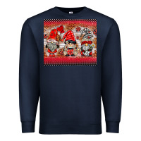 Navy ladybug gnomies Premium Sweatshirt - BarkalooDesign