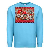 Ocean Blue ladybug gnomies Premium Sweatshirt - BarkalooDesign