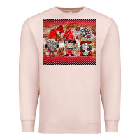 Pale Pink ladybug gnomies Premium Sweatshirt - BarkalooDesign
