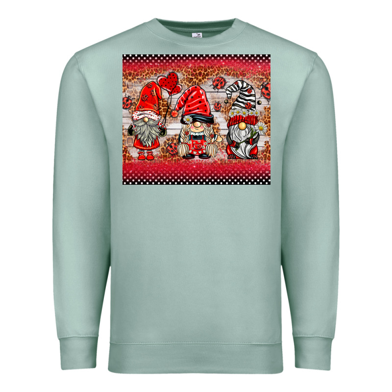 Ladybug Gnomies Premium Sweatshirt by BarkalooDesign | Teevron