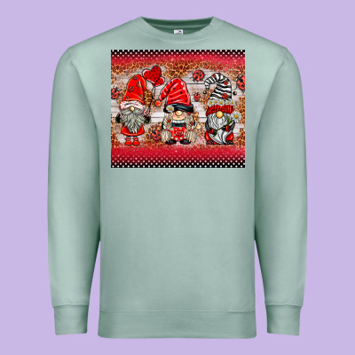 Ladybug Gnomies Premium Sweatshirt Designed By Barkaloodesign