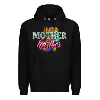 Black mother hustler lightning bolt Premium Hoodie - NancyCooperArtShop