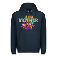 Navy mother hustler lightning bolt Premium Hoodie - NancyCooperArtShop