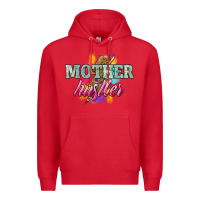 Red mother hustler lightning bolt Premium Hoodie - NancyCooperArtShop