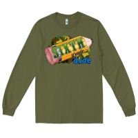 Army Green sixth grade dude Long Sleeve Tee - RanaPortraitStore