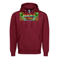 Burgundy western teacher off duty 16oz libbey glass Zipper Hoodie - HRA Design Shop
