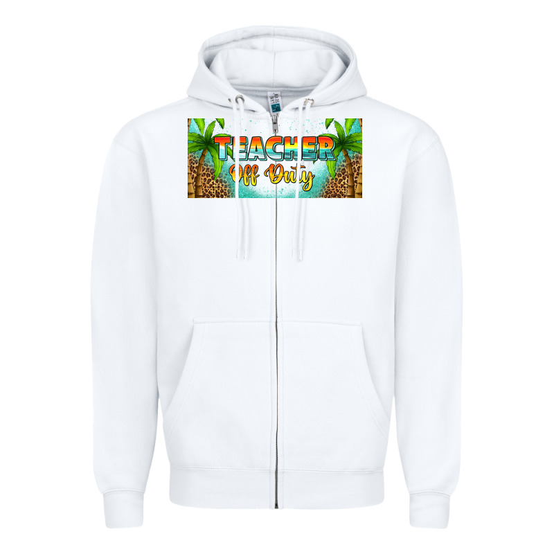 Western Teacher Off Duty 16oz Libbey Glass Zipper Hoodie by HRA Design Shop | Teevron