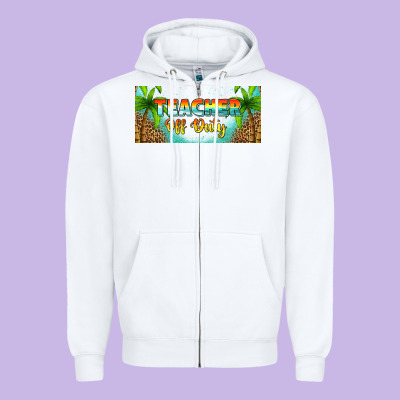 Western Teacher Off Duty 16oz Libbey Glass Zipper Hoodie Designed By Hra Design Shop