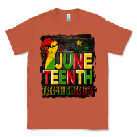 Copper juneteenth fist free ish since 1865 with background Classic Tee - HRA Design Shop
