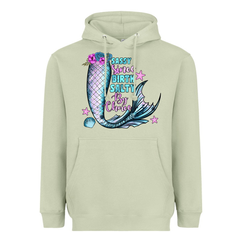 Sassy Since Birth Salty By Choice Heavyweight Hoodie by JahusDesignShop | Teevron