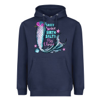 Navy sassy since birth salty by choice Heavyweight Hoodie - JahusDesignShop