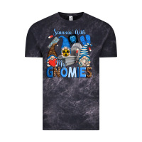 Cloud Black scannin' with my gnomies Vintage Tee - Zillion Design Studio