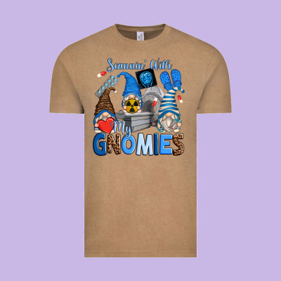 Scannin' With My Gnomies Vintage Tee Designed By Zillion Design Studio