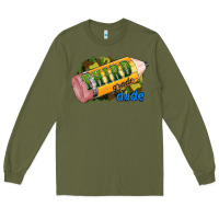Army Green third grade dude Long Sleeve Tee - RanaPortraitStore