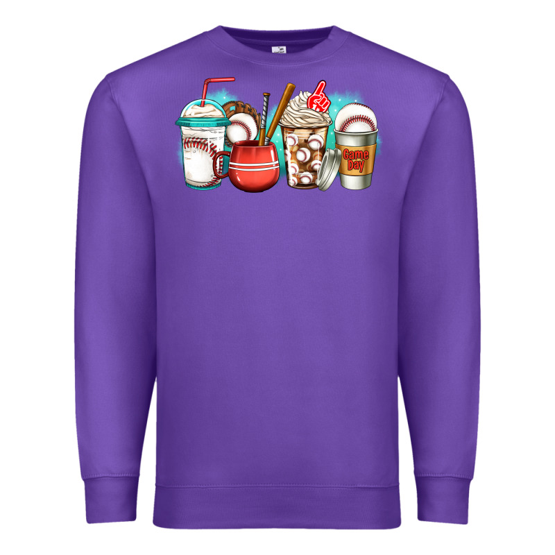 Baseball Coffee Cups Premium Sweatshirt by Jasminsmagicworld | Teevron