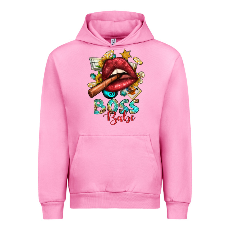 Western Boss Babe Cigar Lip Urban Hoodie by BundleAndBundleShop | Teevron