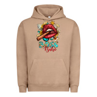 Pigment Burro Western Boss Babe Cigar Lip Urban Hoodie - BundleAndBundleShop