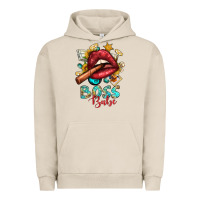 Pigment French Oak Western Boss Babe Cigar Lip Urban Hoodie - BundleAndBundleShop