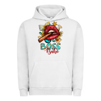 Pigment Lunar Rock Western Boss Babe Cigar Lip Urban Hoodie - BundleAndBundleShop