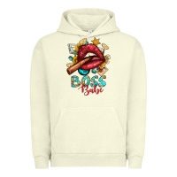 Pigment Pistachio Western Boss Babe Cigar Lip Urban Hoodie - BundleAndBundleShop