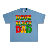 Pebble Blue dope black dad with stars Urban Heavy Tee - texasbilliewilder