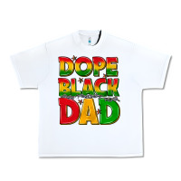 White dope black dad with stars Urban Heavy Tee - texasbilliewilder