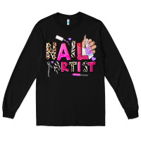 Black nail artist Long Sleeve Tee - AdoDesignShop