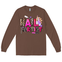 Chestnut nail artist Long Sleeve Tee - AdoDesignShop