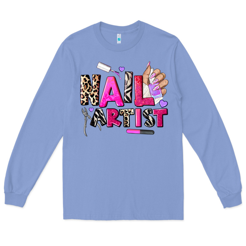 Nail Artist Long Sleeve Tee by AdoDesignShop | Teevron