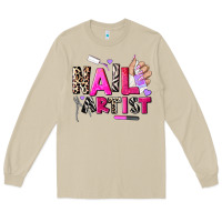 Mushroom nail artist Long Sleeve Tee - AdoDesignShop