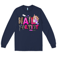Navy nail artist Long Sleeve Tee - AdoDesignShop