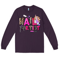 Plum nail artist Long Sleeve Tee - AdoDesignShop