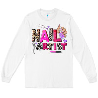 White nail artist Long Sleeve Tee - AdoDesignShop