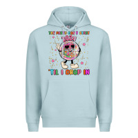 Blue Mist the party don t start til i drop in Premium Hoodie - MaliasSmallBusiness