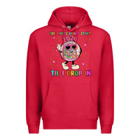 Cardinal the party don t start til i drop in Premium Hoodie - MaliasSmallBusiness