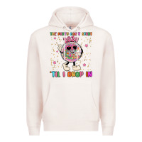 Pale Pink the party don t start til i drop in Premium Hoodie - MaliasSmallBusiness