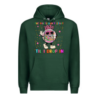 Sports Green the party don t start til i drop in Premium Hoodie - MaliasSmallBusiness